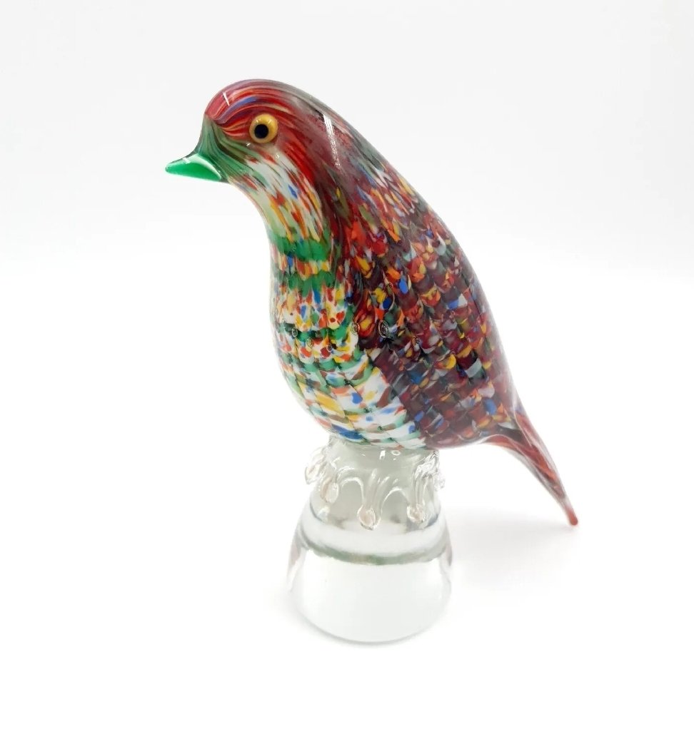 Galliano Ferro Glass Bird