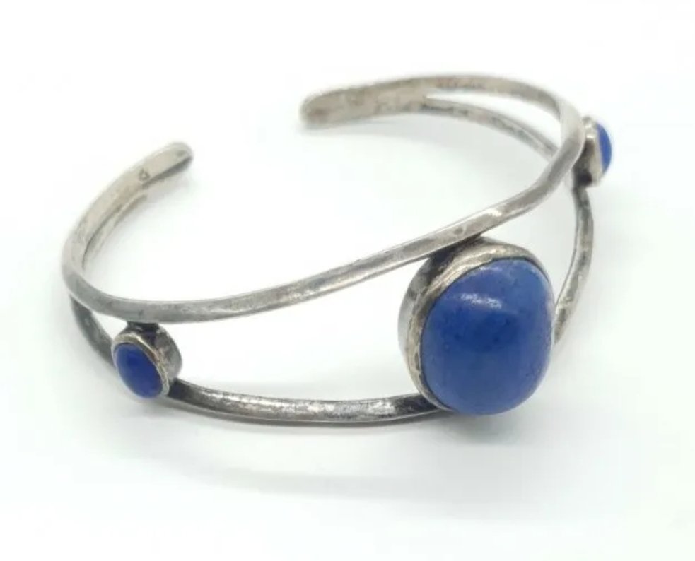 Lapis Lazuli Cuff Bangle