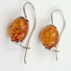 Amber Drop Earrings