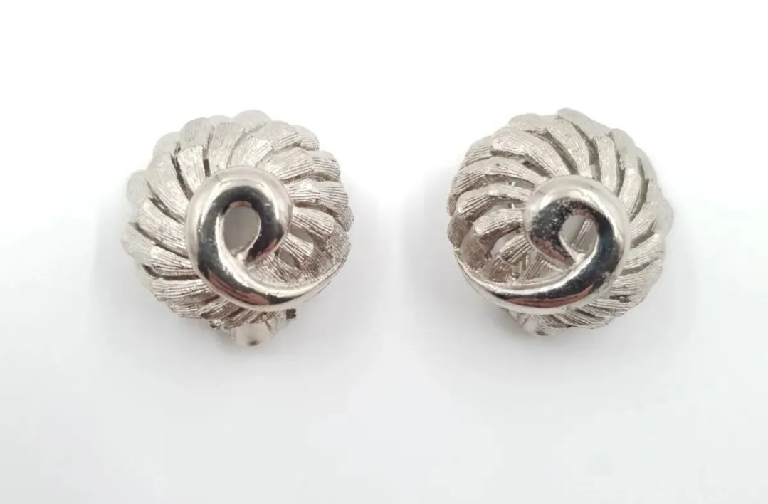 Vintage 1960s BSK Clip On Earrings