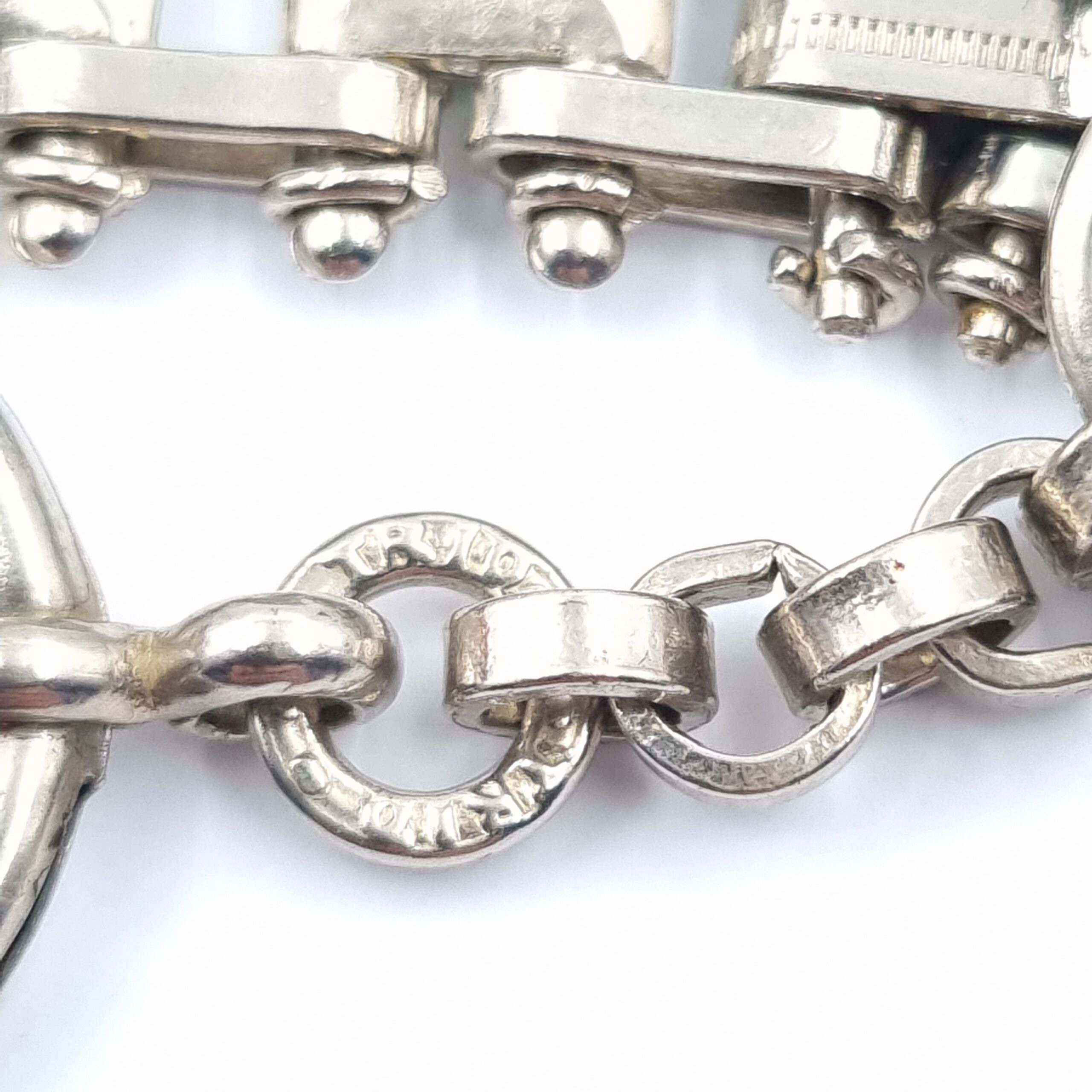 Art Deco Pocket Watch Chain in the manner of Jakob Bengel with Fob - Image 4