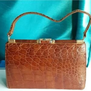 1950s Crocodile Leather Bag