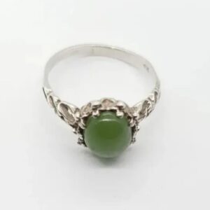 Vintage Silver Green Ring