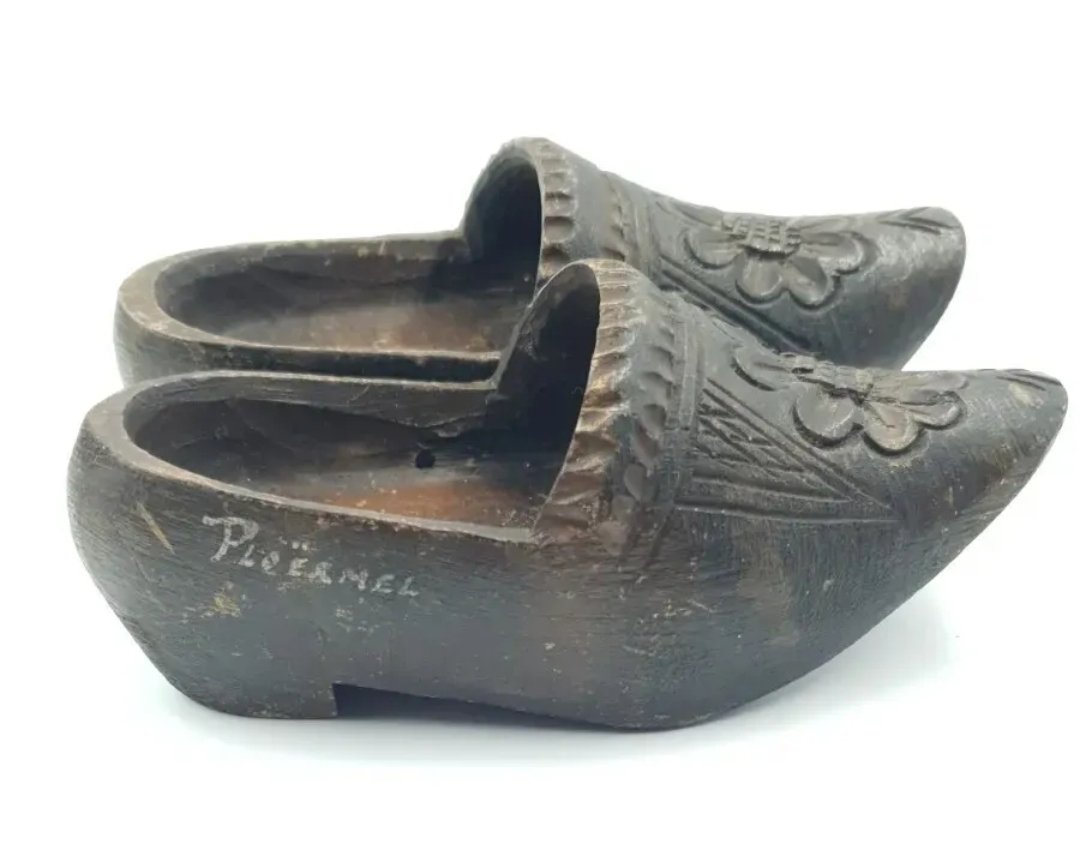 Carved Wooden Shoes