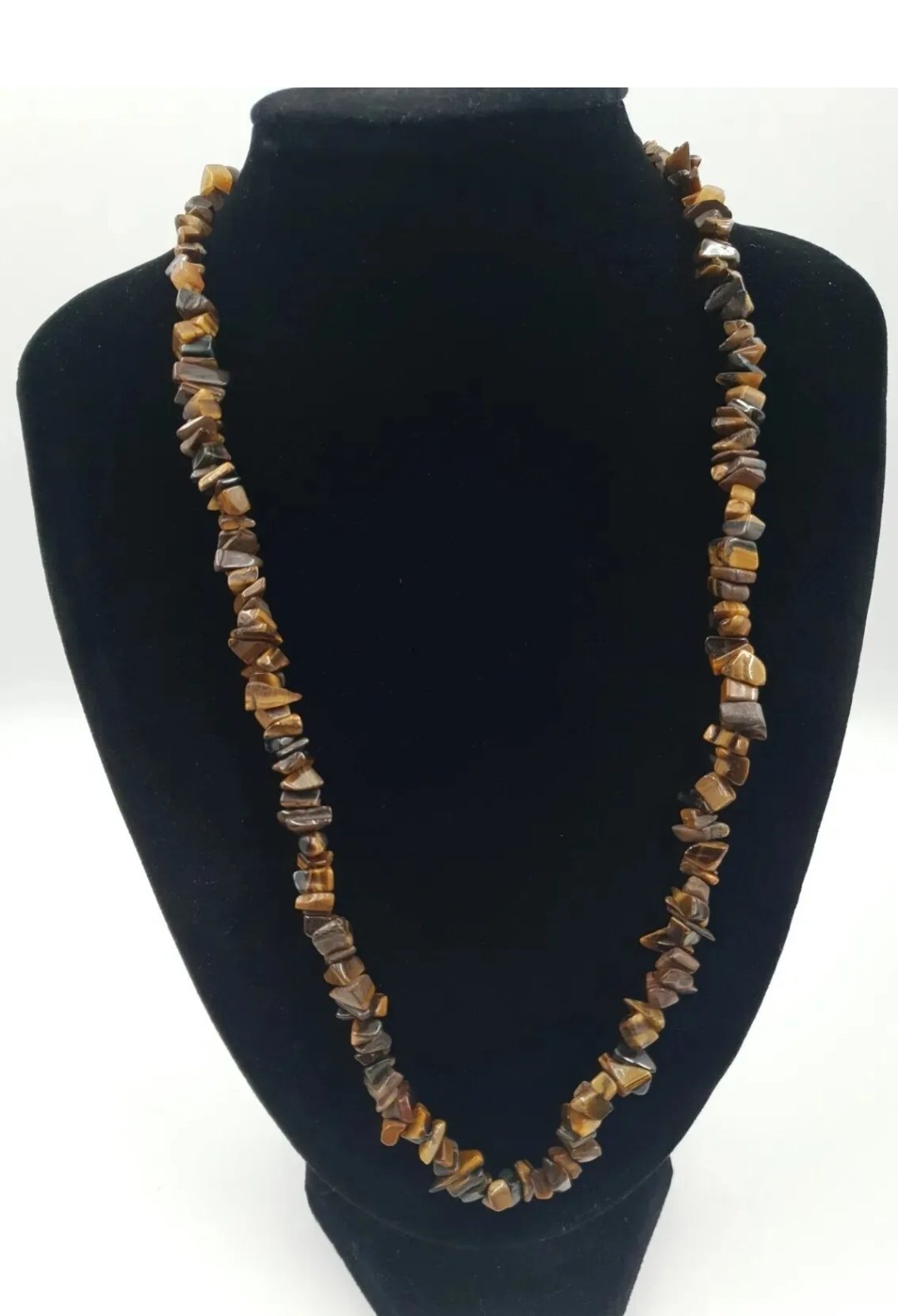 Tigers Eye Jewellery Set | Necklace Bracelet & Earrings Natural Gemstone - Image 2