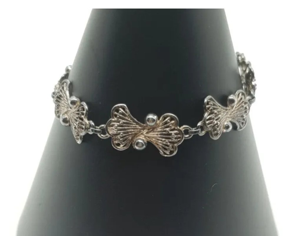 Sterling Silver Filigree Bracelet