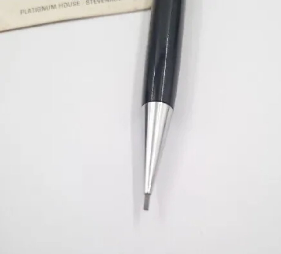 Vintage Platignum Propelling Pencil Silverline On Original Card - Image 2