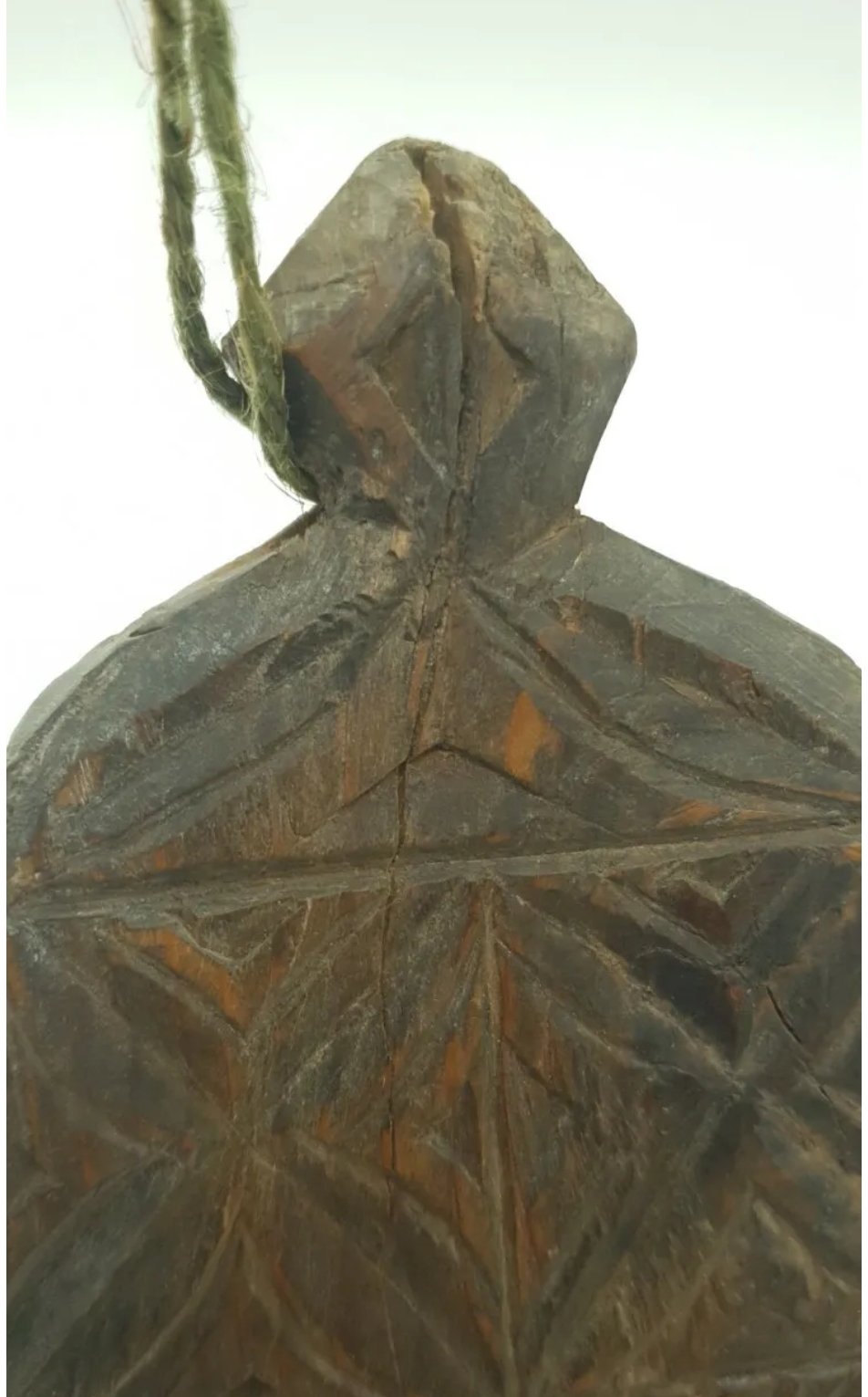 Antique Islamic Animal Amulet Carved Wood Swat Valley Pakistan - Image 3