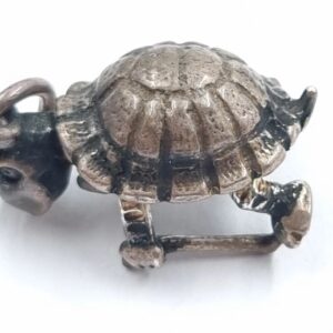 Vintage Silver Tortoise Charm