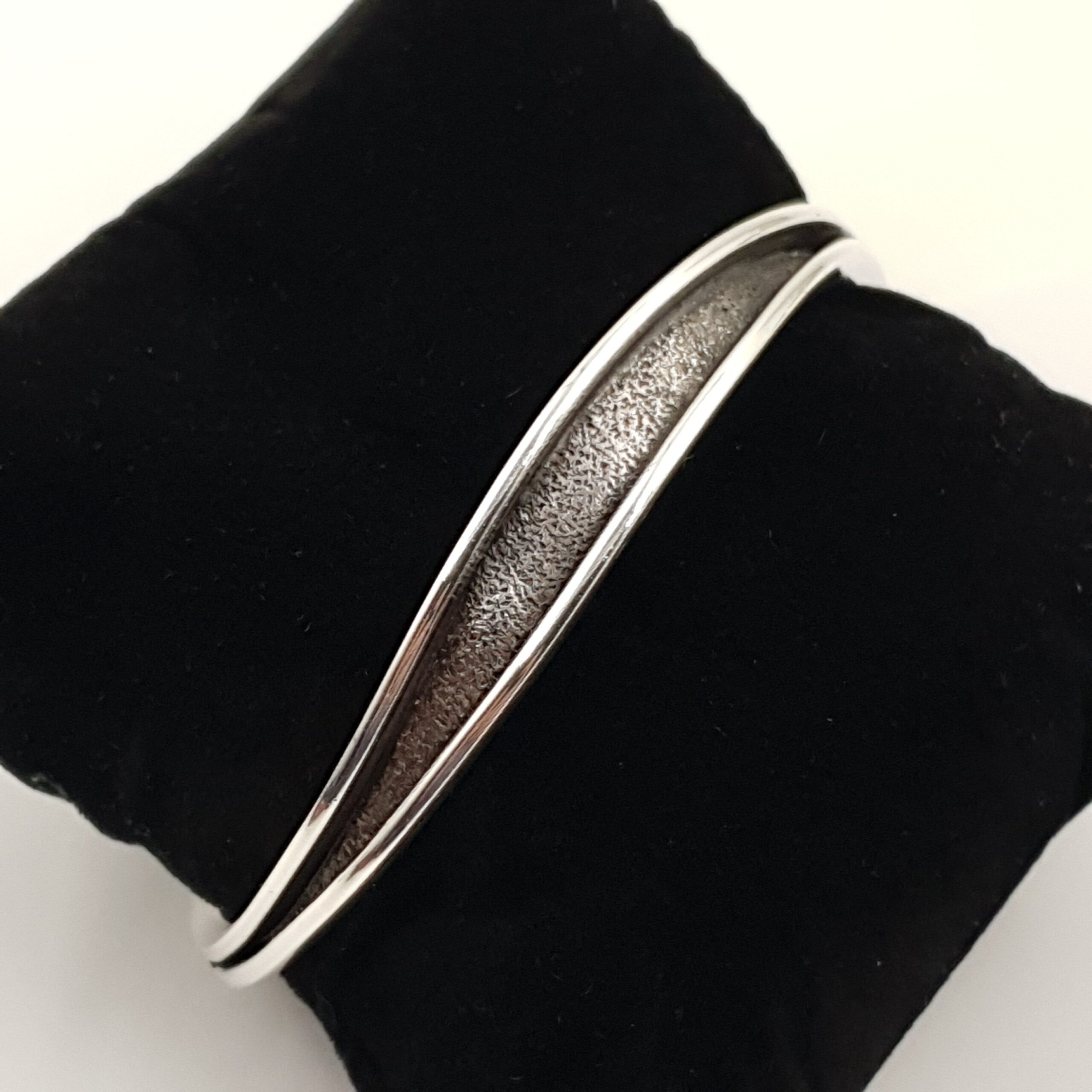 Vintage Rudolf Andresen Silver Torque Bangle