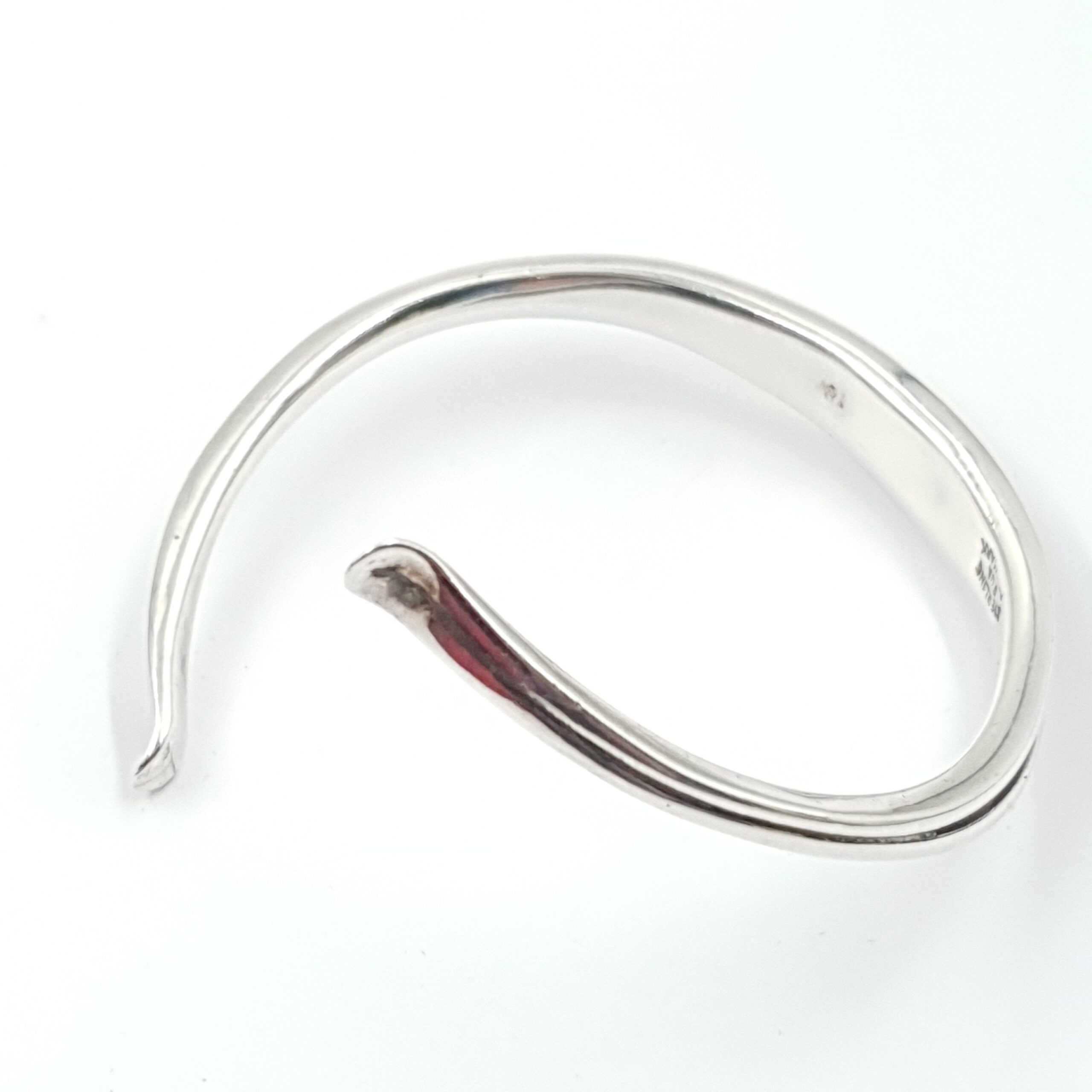 Vintage Rudolf Andresen Silver Torque Bangle, Denmark, Circa 1970s - Image 2