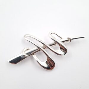 Sterling Silver Squiggle Brooch