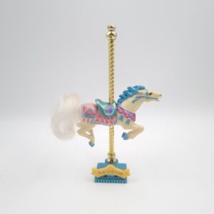 Matchbox Carousel Horse Raindrop with Stand. Vintage Toys.