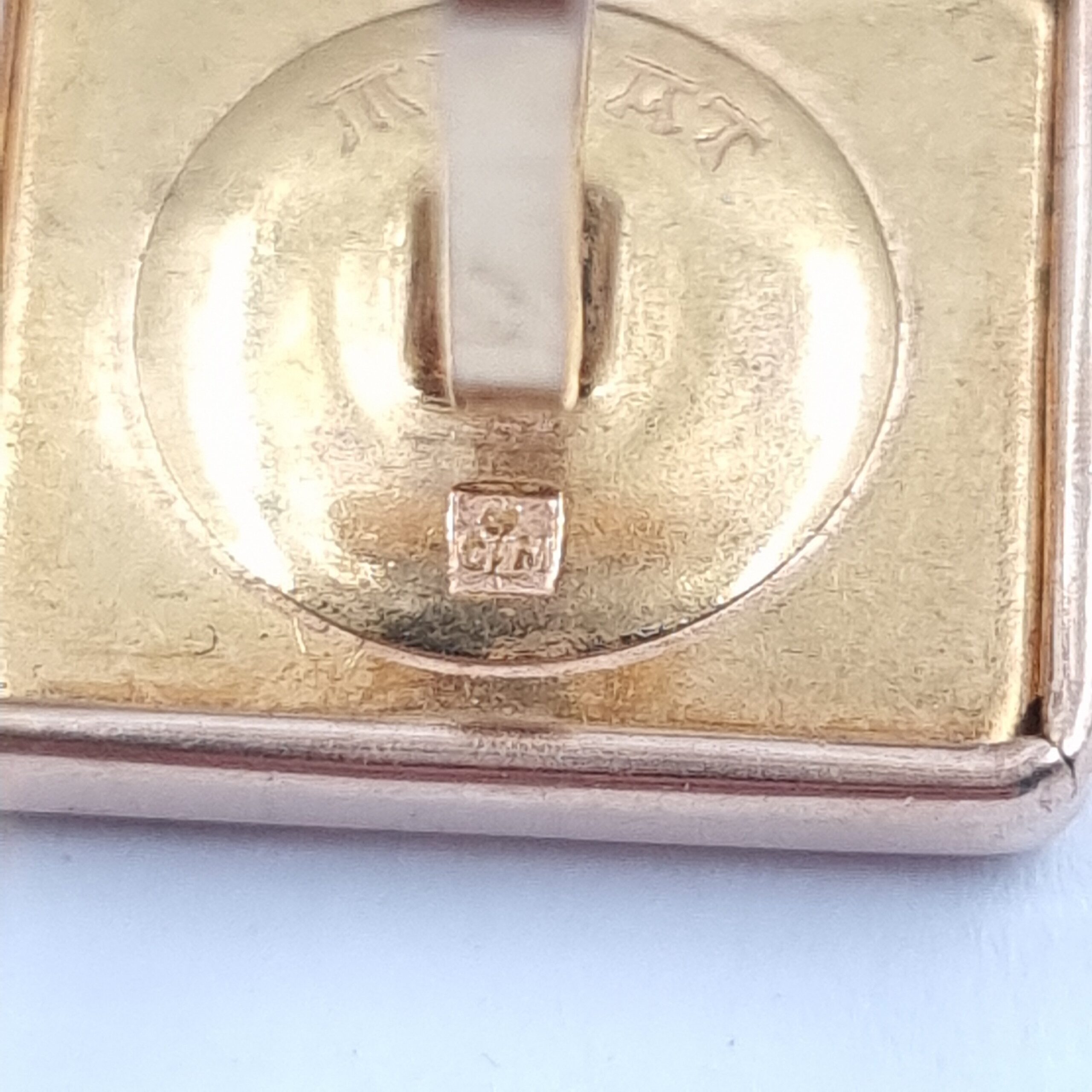 Vintage Charles Murat Cufflinks with Sunburst Design - Image 2