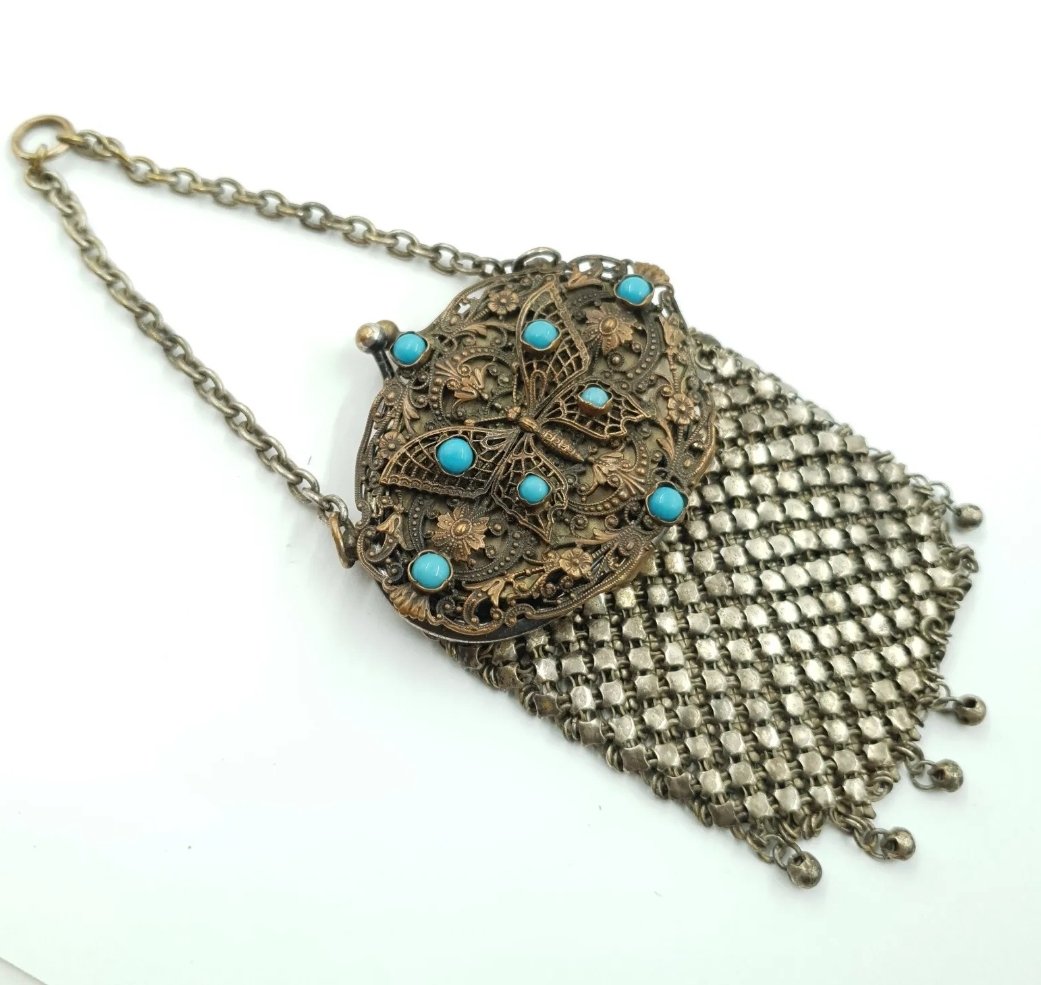 Antique Chatelaine Coin Purse