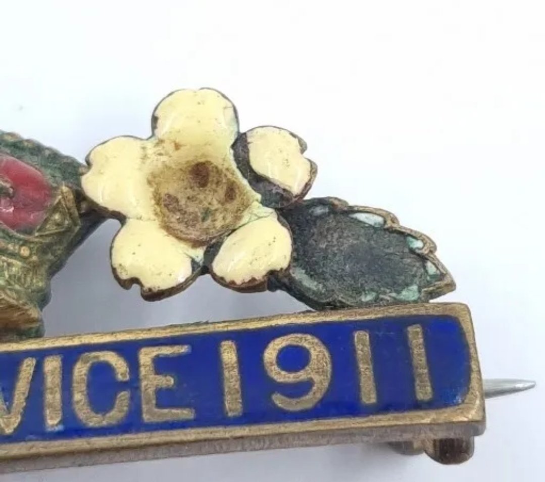 British Primrose League Pin Badge Special Service 1911 - Image 4