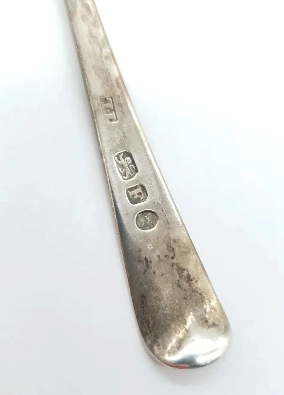 Georgian Silver Teaspoon Hallmarked I.L 1801 - Image 3