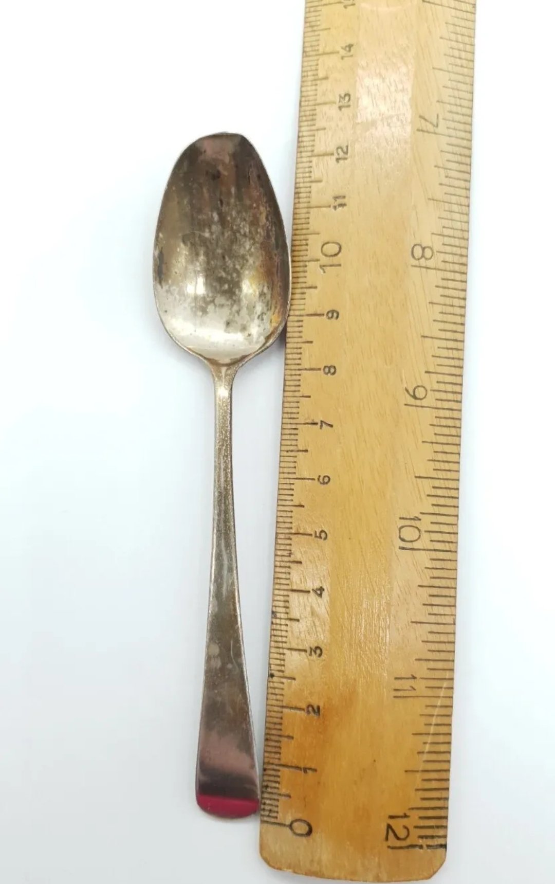 Georgian Silver Teaspoon Hallmarked I.L 1801 - Image 4
