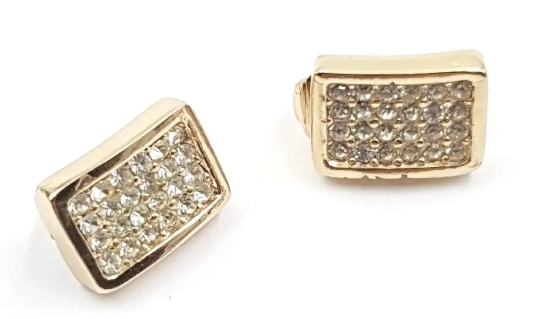 Vintage Christian Dior Clip On Earrings
