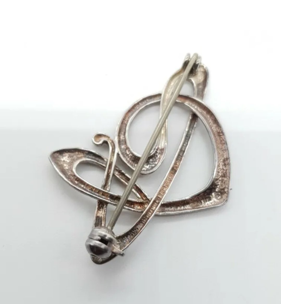 Malcolm Gray Brooch Scottish Silver Celtic Orkney Scotland Marked MG - Image 2