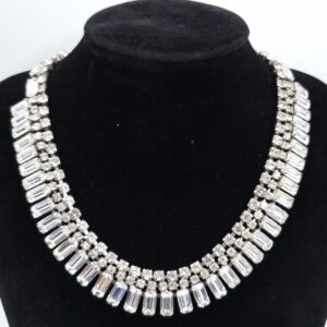 Weiss Clear Rhinestone Necklace