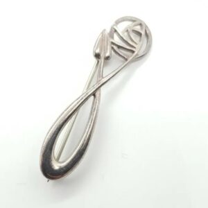 Glasgow Rose Silver Brooch Carrick