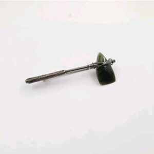 Nephrite Jade Tomahawk Brooch