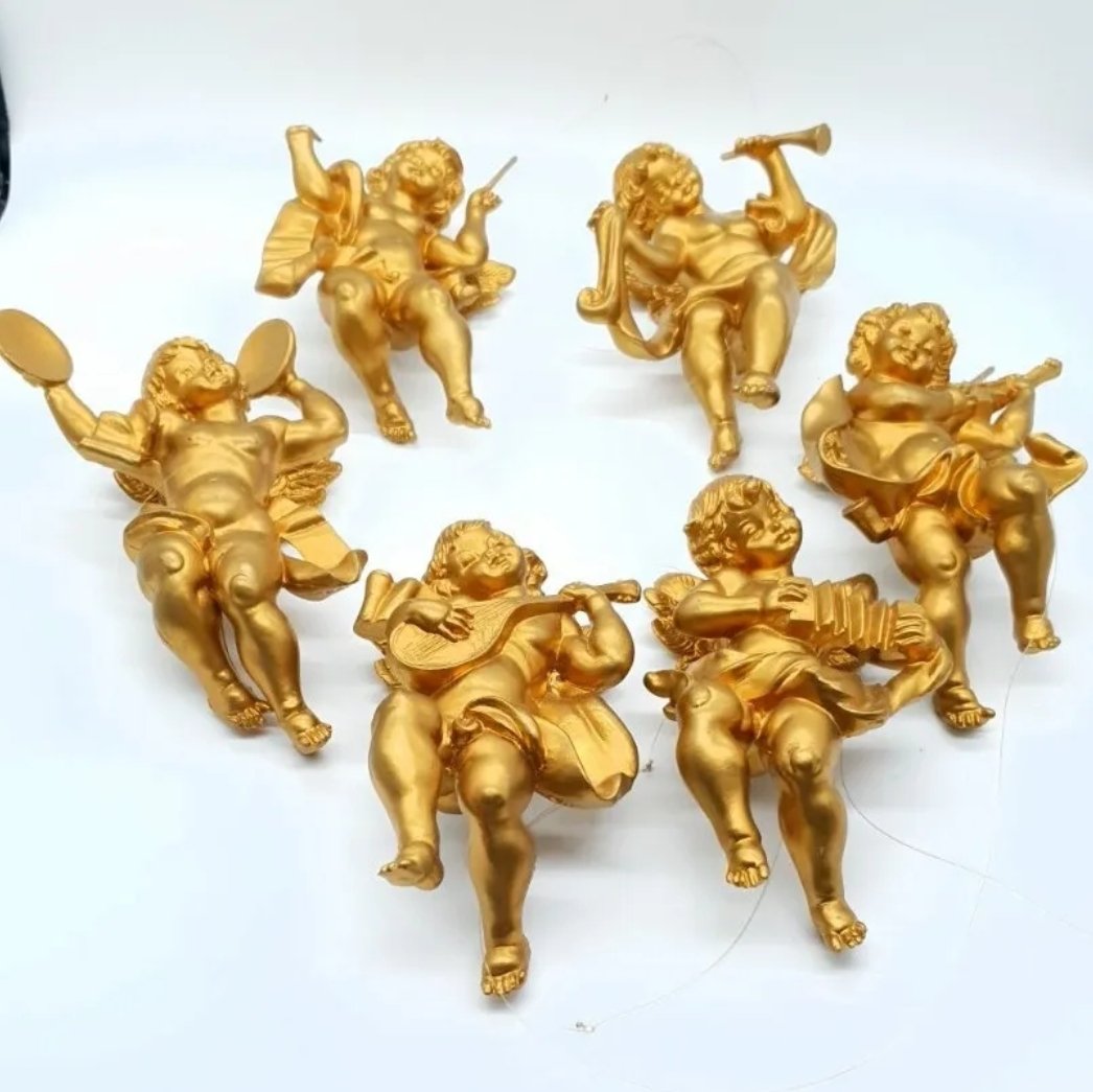 Italian Cherub Christmas Decorations