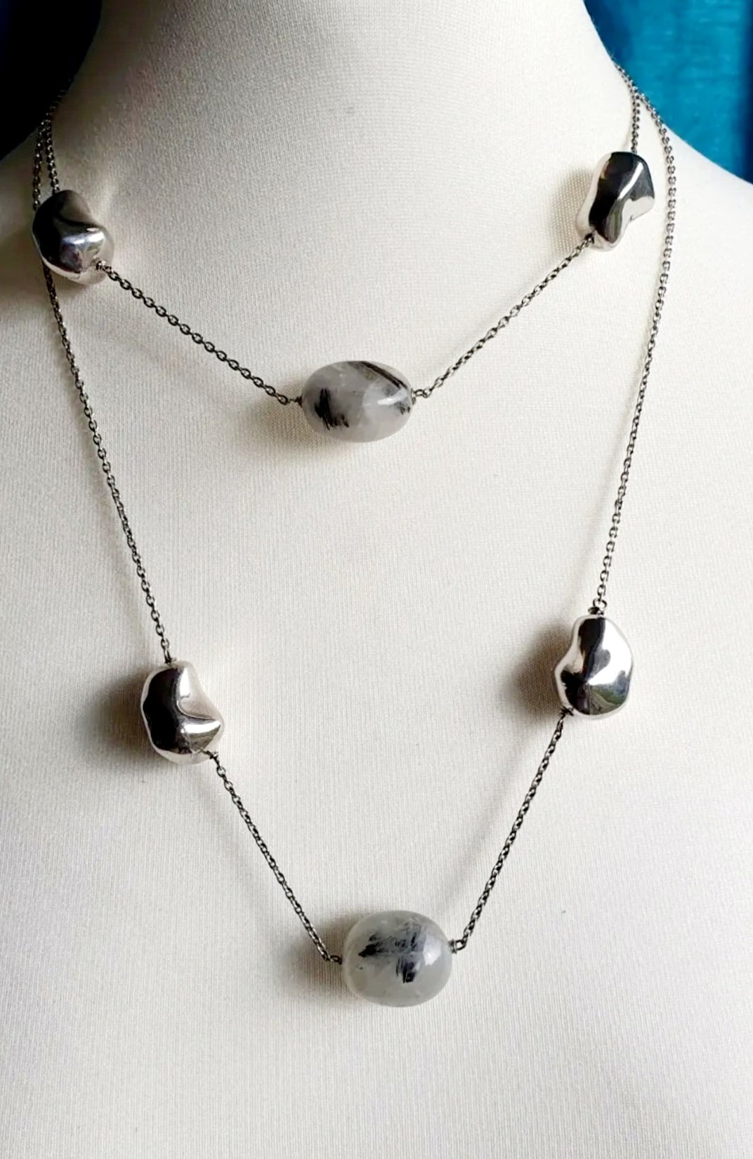 Tourmalated Quartz Necklace