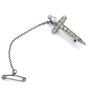 Art Deco Dagger Brooch