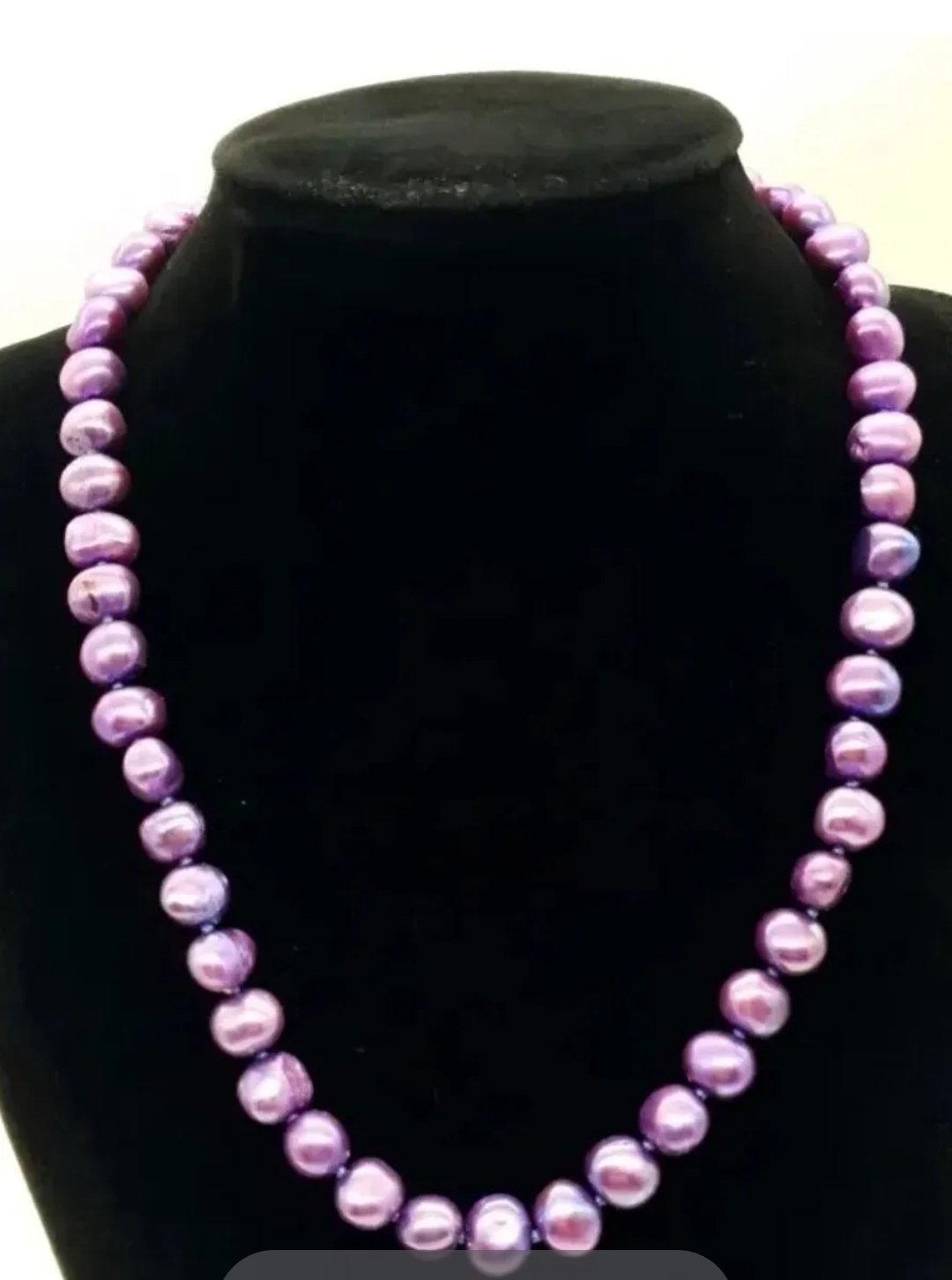 Purple Pearl Necklace