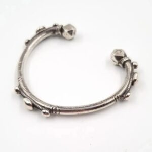 Egyptian Silver Nubian Cuff Bangle