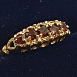 Gold Eternity Ring 9 Ct Size P