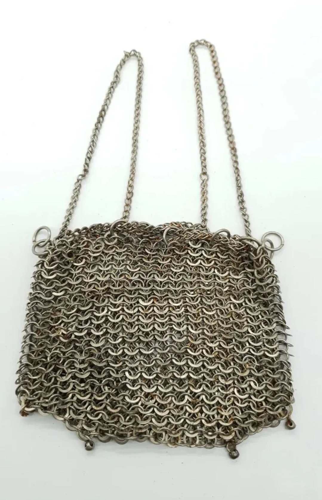 Antique Steel Mesh Purse