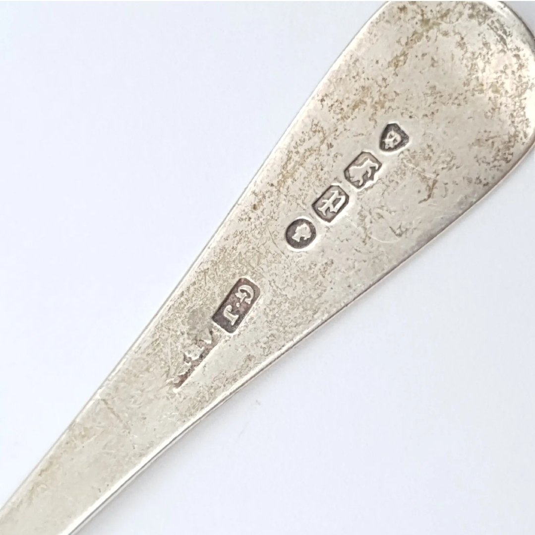 Victorian Silver Preserve Spoon Hallmarked London 1870 G.J - Image 3