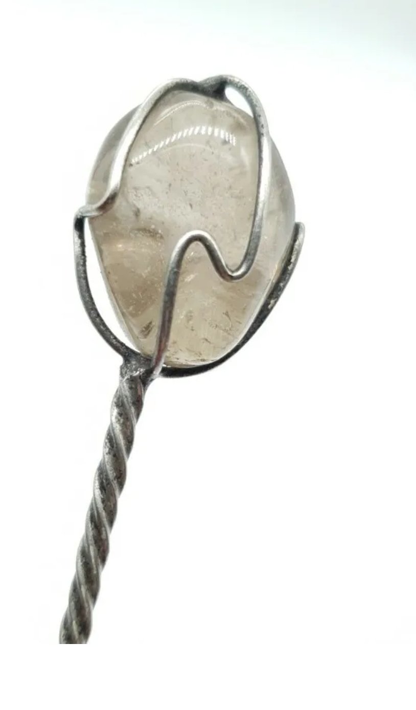 Cocktail Spoon / Iced Tea Spoon made with a 2000 Reis Silver Coin from 1924 - Image 4