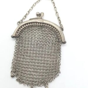 Antique French Silver Finger Purse