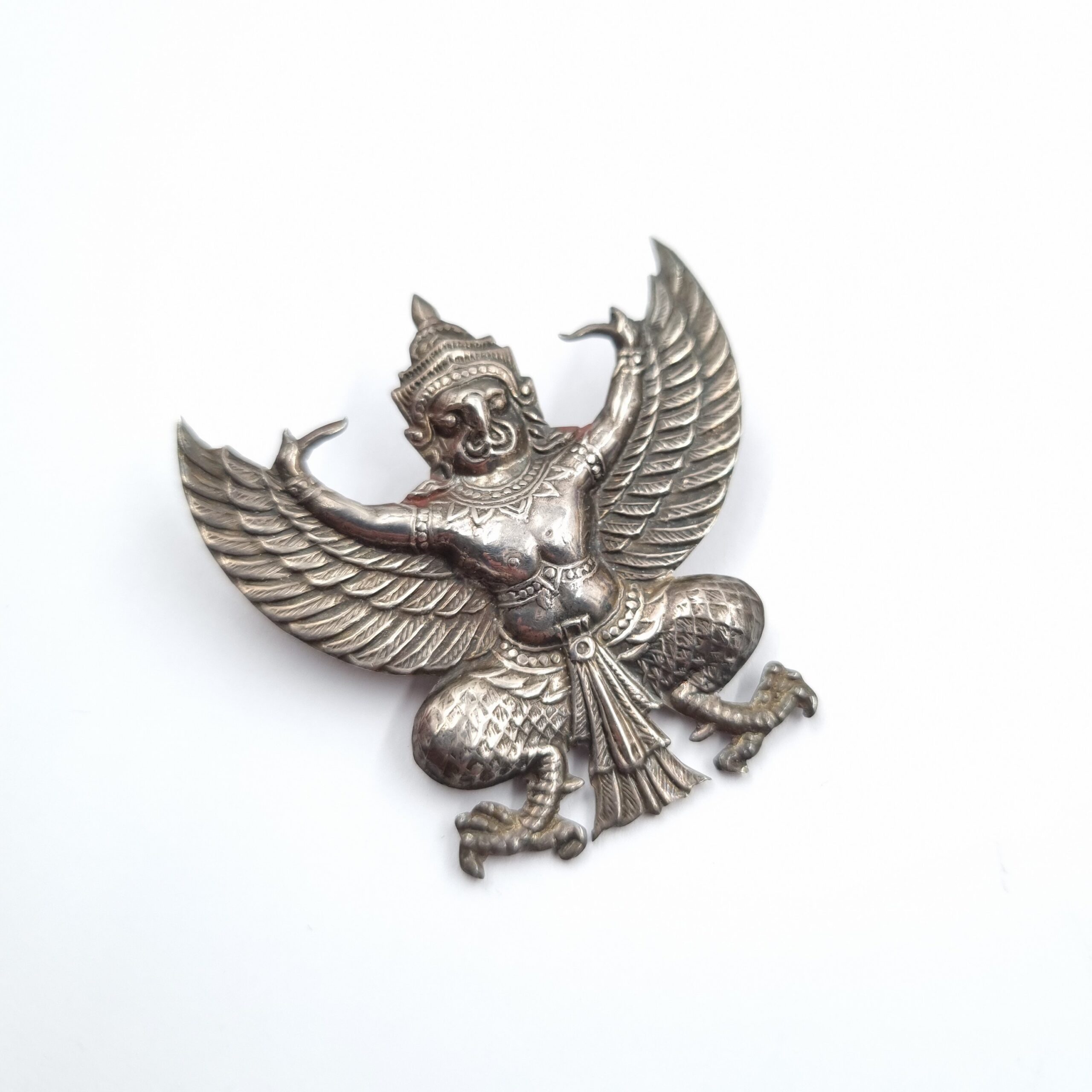 Vintage Sterling Silver Garuda Brooch