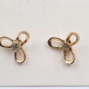 9ct Gold & Diamond Stud Earrings