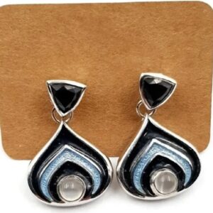 Nicole Barr Earrings with Moonstone