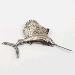 Sterling Silver Sailfish Pendant Big Game Fishing