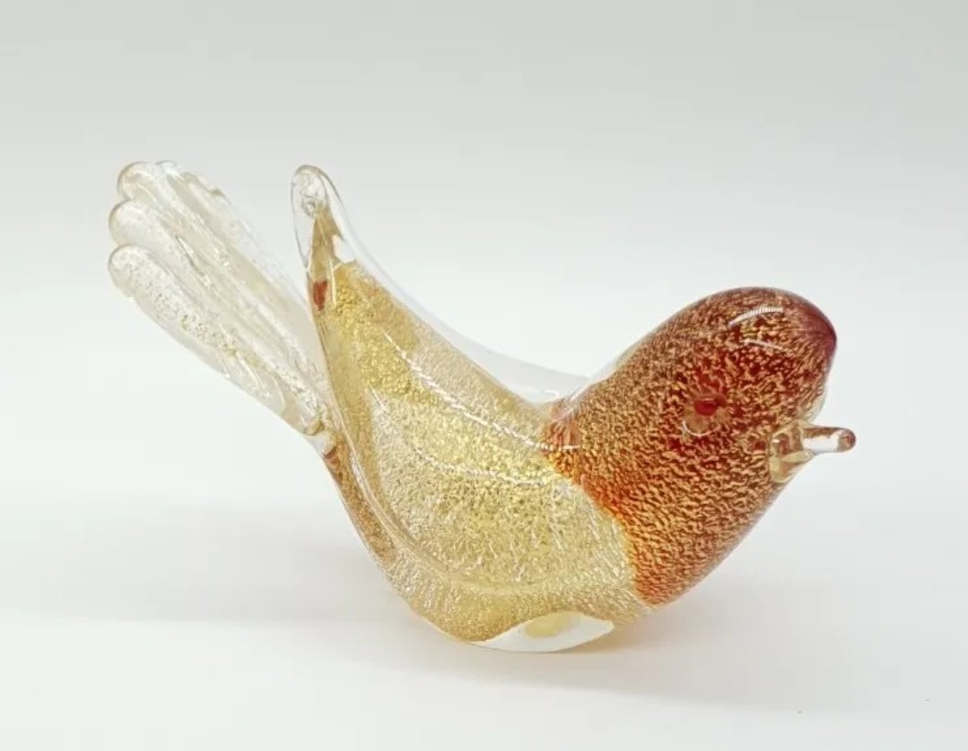 Murano Glass Bird Paperweight