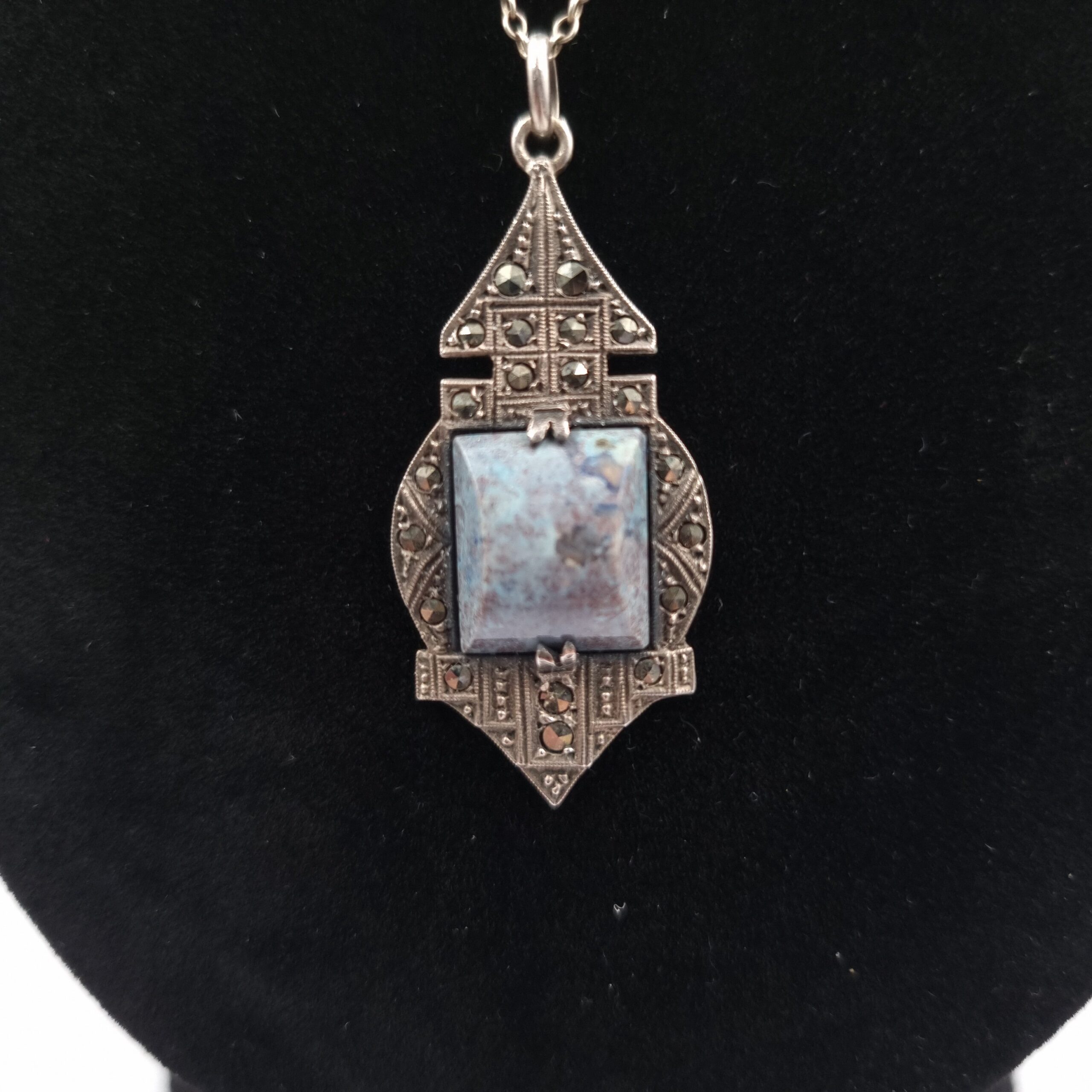 German Art Deco Pendant Necklace