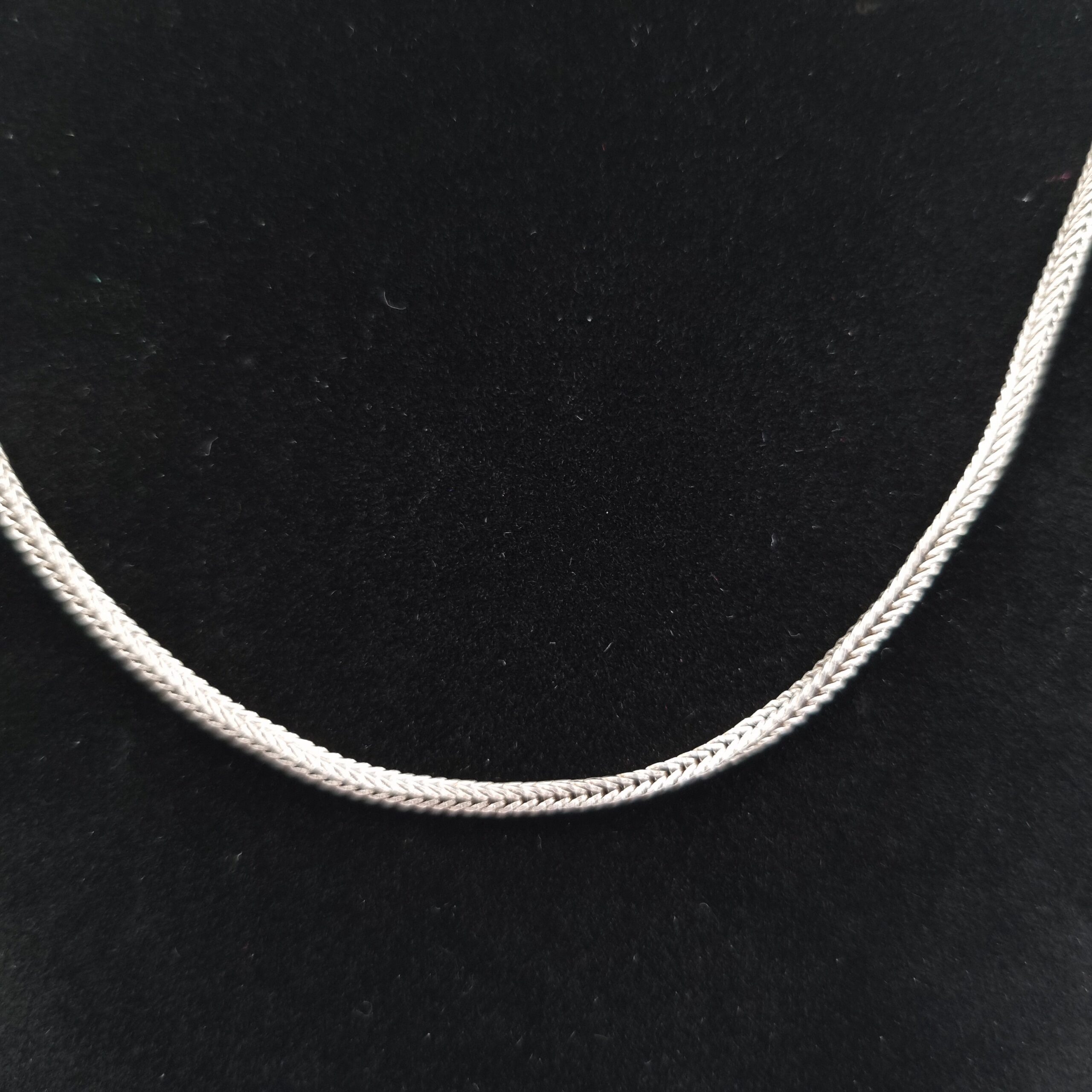 Sterling Silver Foxtail Chain 18in 1.8mm - Image 3