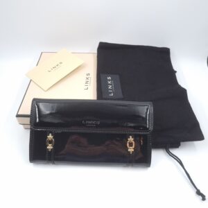 Links of London Wallet Purse Black Patent Leather