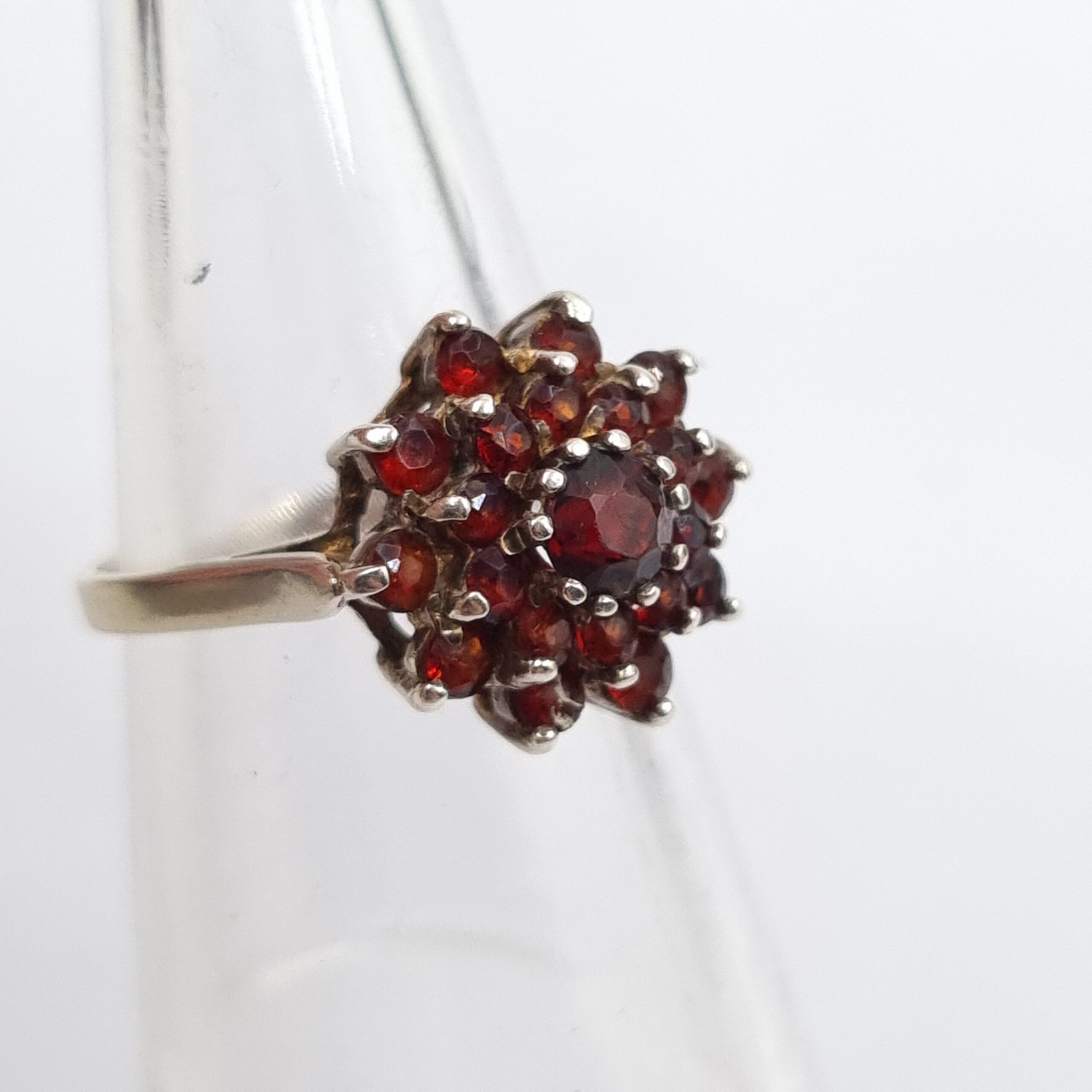 Vintage Silver Flower Ring Large