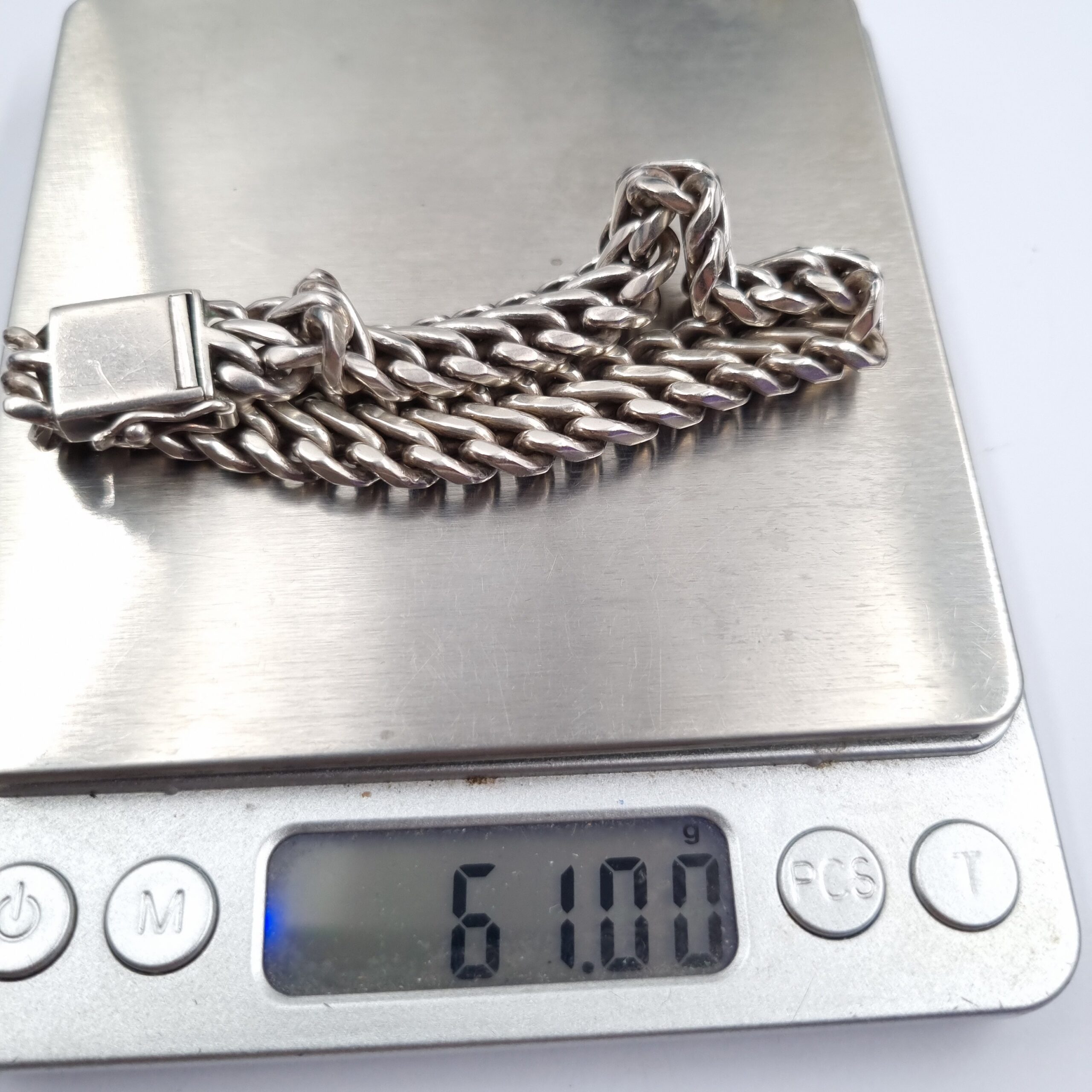 Chunky Curb Link Chain Bracelet 925 12mm 8 1/4 in - Image 5