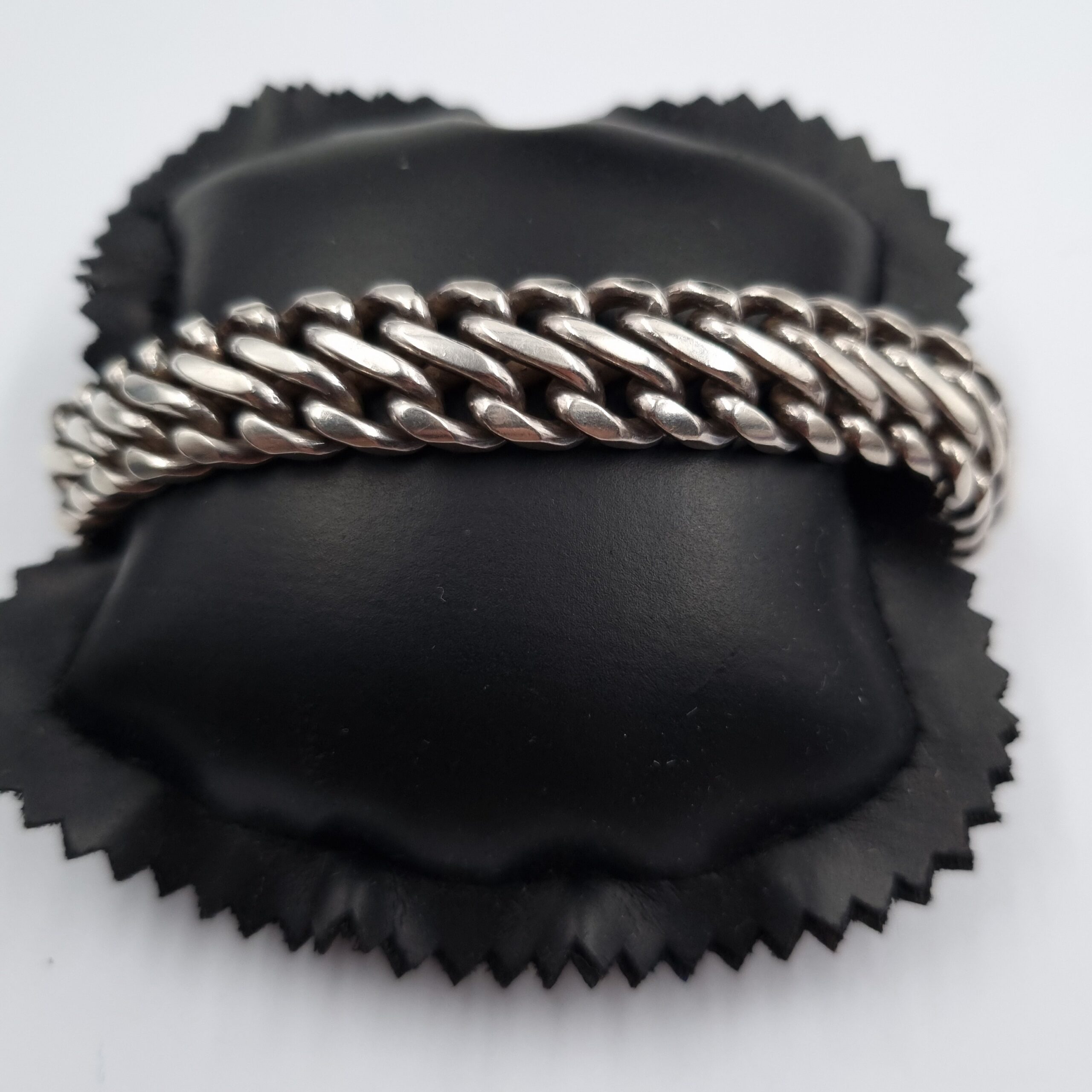 Chunky Curb Link Chain Bracelet 925 12mm 8 1/4 in - Image 2