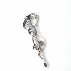 Large Mackintosh Inspired Silver Brooch