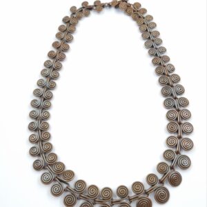 Egyptian Copper Coiled Necklace